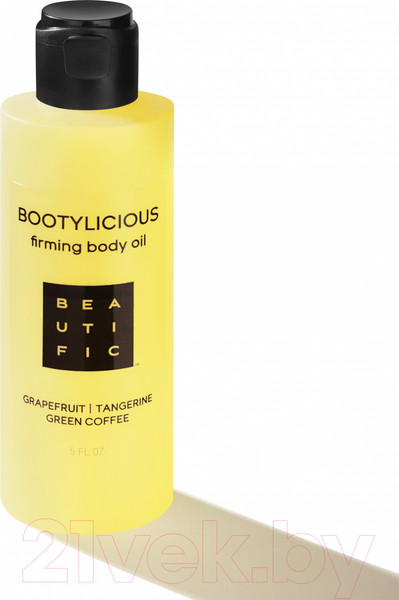 Изображение товара Масло для тела Beautific Bootylicious С эссенцией грейпфрута и зеленым кофе (150мл)