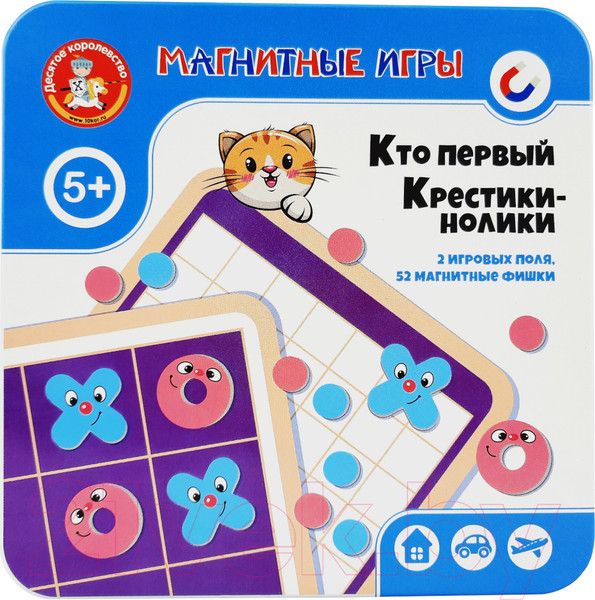 Изображение товара Настольная игра Десятое королевство Кто первый Крестики нолики / 04301
