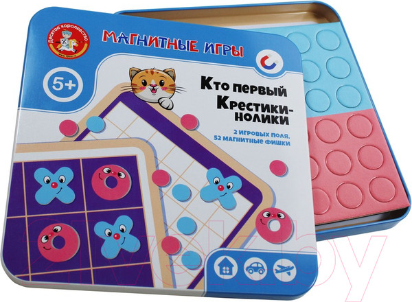 Изображение товара Настольная игра Десятое королевство Кто первый Крестики нолики / 04301