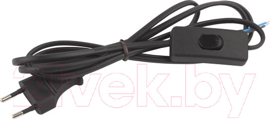 Изображение товара Выключатель для светильника ЭРА UX-ШВВП-S-1.8m-B / Б0044072 (1.8м, черный)