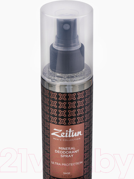 Изображение товара Дезодорант-спрей Zeitun Минеральный Шалфей Ультра защита Для мужчин (150мл)