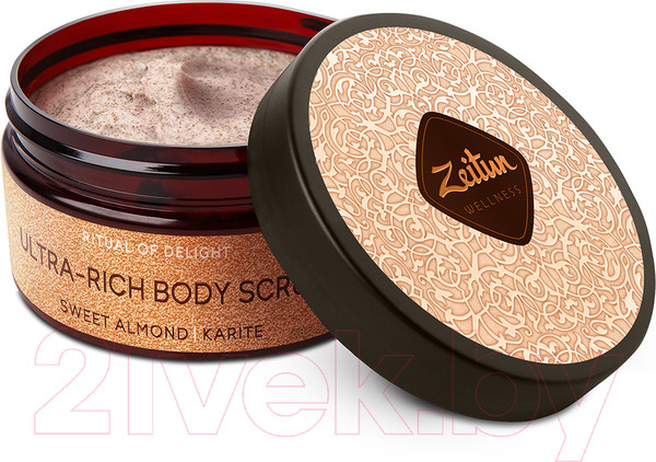 Изображение товара Скраб для тела Zeitun Ритуал наслаждения с маслом карите и сладким миндалем (200мл)