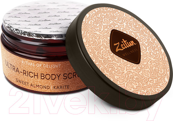 Изображение товара Скраб для тела Zeitun Ритуал наслаждения с маслом карите и сладким миндалем (200мл)