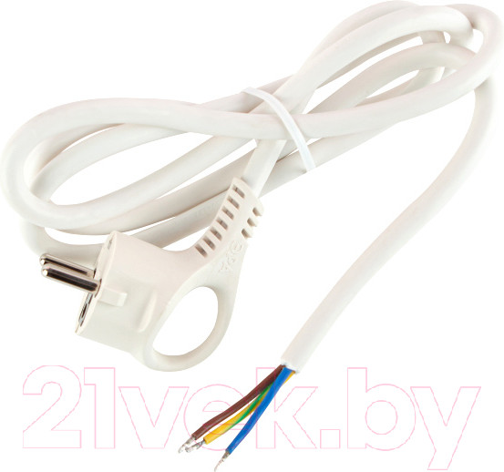 Изображение товара Шнур сетевой ЭРА U-3x1.5-1.5m-W / Б0048704 (1.5м, белый)