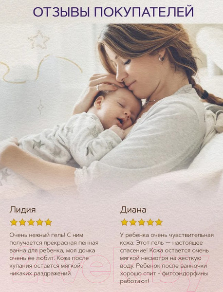 Изображение товара Гель для душа детский Zeitun Нежный 3в1 для купания очищений волос и тела (250мл)