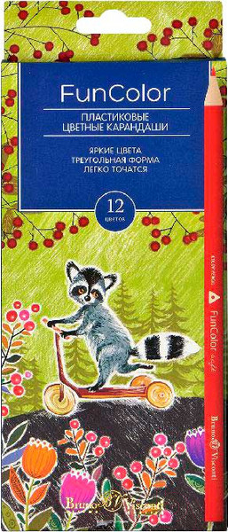 Изображение товара Набор цветных карандашей Bruno Visconti Funcolor / 30-0060 (12цв)