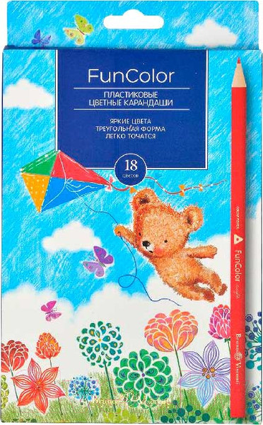 Изображение товара Набор цветных карандашей Bruno Visconti Funcolor / 30-0061 (18цв)