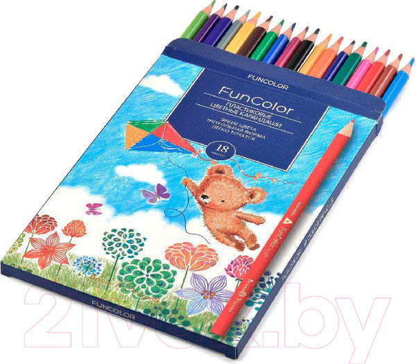 Изображение товара Набор цветных карандашей Bruno Visconti Funcolor / 30-0061 (18цв)