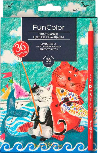 Изображение товара Набор цветных карандашей Bruno Visconti Funcolor / 30-0083 (36цв)