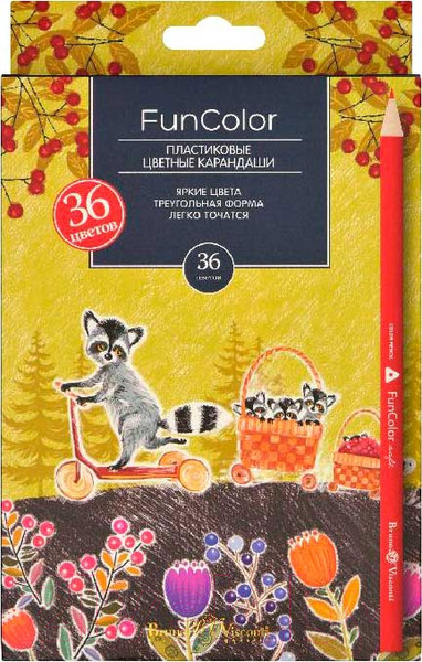 Изображение товара Набор цветных карандашей Bruno Visconti Funcolor / 30-0083 (36цв)