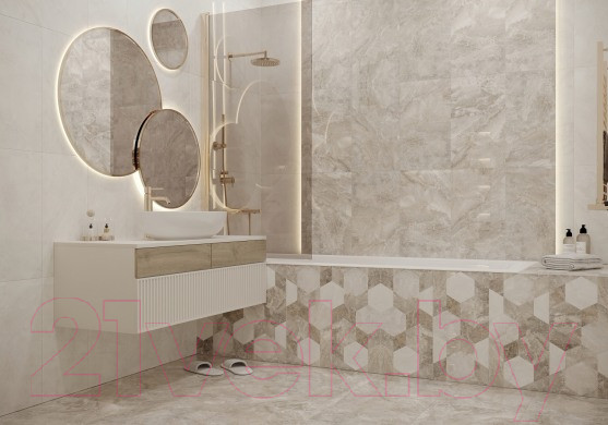 Изображение товара Плитка Beryoza Ceramica Antique G (418x418, бежевый)