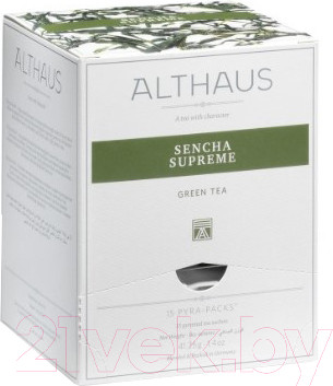 Изображение товара Чай пакетированный Althaus Pyra Pack Sencha Supreme (15x2,75г)