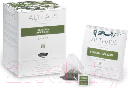 Изображение товара Чай пакетированный Althaus Pyra Pack Sencha Supreme (15x2,75г)