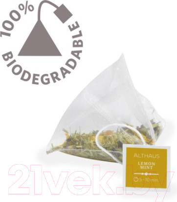 Изображение товара Чайный напиток Althaus Pyra Pack Lemon Mint (15x2,75г)