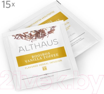 Изображение товара Чайный напиток Althaus Pyra Pack Toffee Rooibos (15x2,75г)