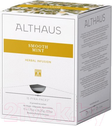 Изображение товара Чайный напиток Althaus Pyra Pack Delicate Mint (15x1,75г)