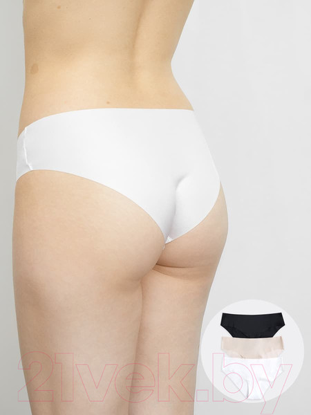 Изображение товара Комплект женских трусов Mark Formelle 412322-3 (р.98, белый)