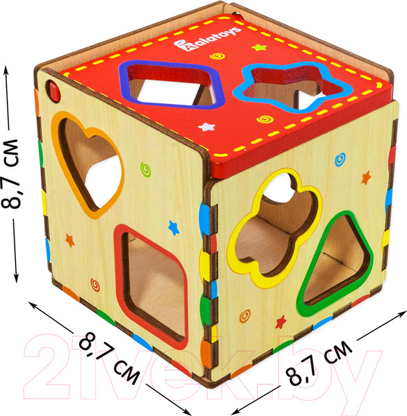 Изображение товара Сортер Alatoys Сортер Куб / СОР80