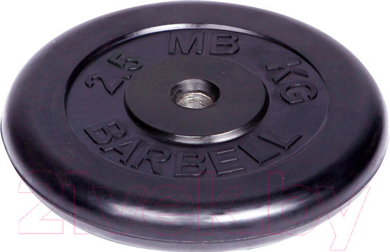 Изображение товара Диск для штанги MB Barbell d51мм 2.5кг (черный)