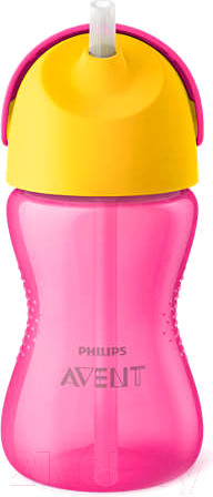 Изображение товара Поильник Philips AVENT SCF798/02 (300мл, розовый/желтый)
