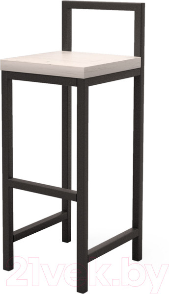 Изображение товара Стул барный Millwood СДН-6 Крам Л (дуб белый Craft/металл черный)