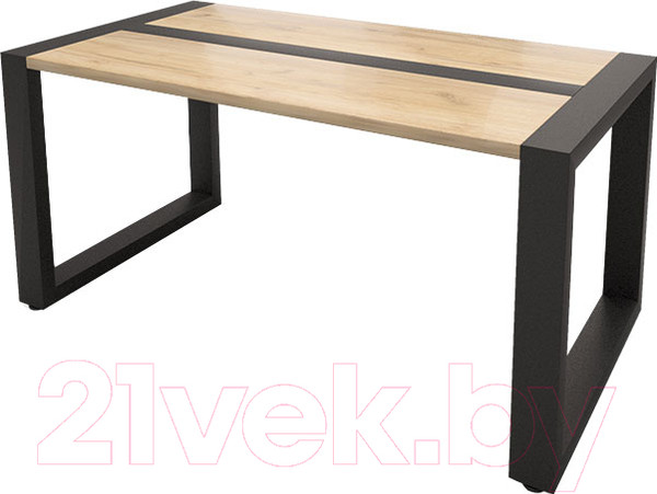 Изображение товара Журнальный столик Millwood Neo Loft CT-2 Л (дуб золотой Craft/металл черный)