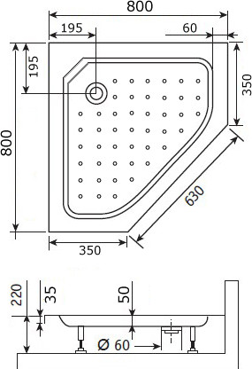 Изображение товара Душевой поддон RGW Style 16180588-11