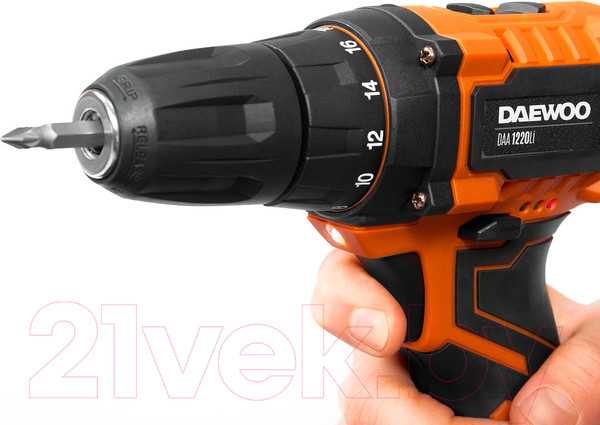 Изображение товара Аккумуляторная дрель-шуруповерт Daewoo Power DAA 1220Li