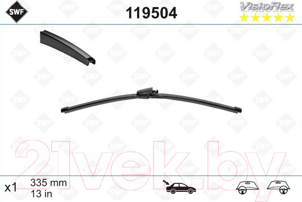 Изображение товара Щетка стеклоочистителя SWF 119504