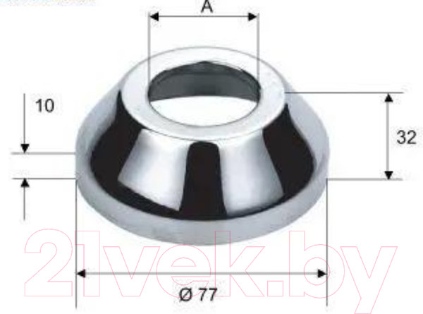Изображение товара Отражатель для полотенцесушителя Remer 14632