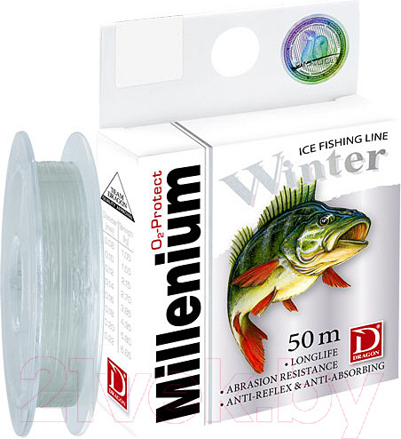 Изображение товара Леска монофильная Dragon Millennium Winter 0.25мм 50м / 33-15-125