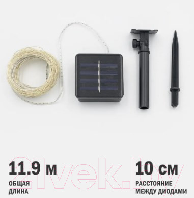 Изображение товара Садовая гирлянда ArtStyle Роса / CL-SS33W