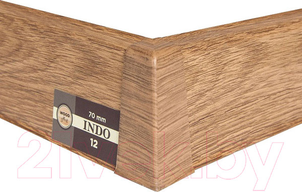 Изображение товара Уголок для плинтуса Arbiton Indo 12 Дуб Темный (2шт, наружный, флоупак)