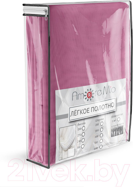 Изображение товара Гардина Amore Mio RR 2053 300x270 / 77557 (розовый)