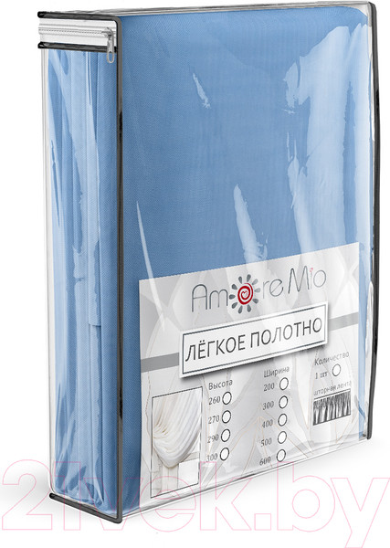 Изображение товара Гардина Amore Mio RR 2022 300x270 / 77539 (голубой)