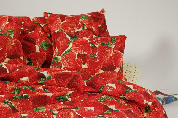 Изображение товара Комплект постельного белья Ночь нежна Ягода моя Стандарт Евро 70x70 / 70309-1+70310-1