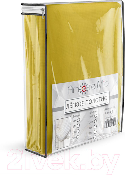 Изображение товара Гардина Amore Mio RR 109 300x270 / 87001 (желтый)