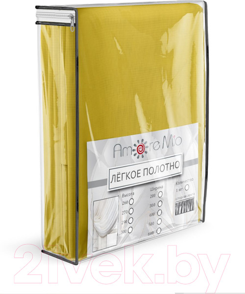 Изображение товара Гардина Amore Mio RR 109 400x270 / 87000 (желтый)