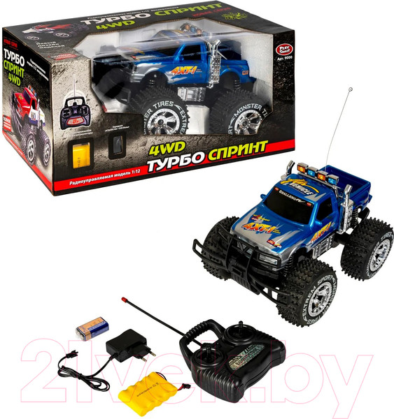 Изображение товара Радиоуправляемая игрушка Play Smart Джип ТурбоСпринт М19273