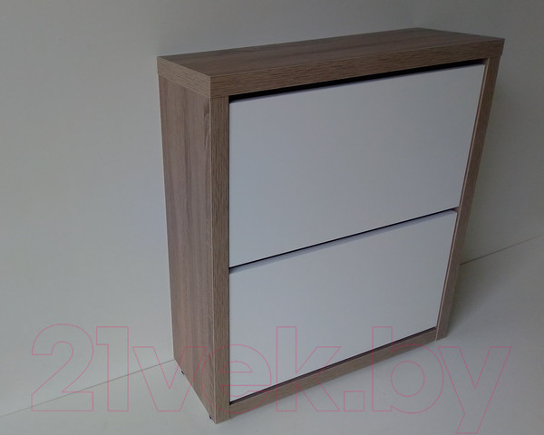 Изображение товара Тумба для обуви Элана 2.70 (дуб трюфель/белый)