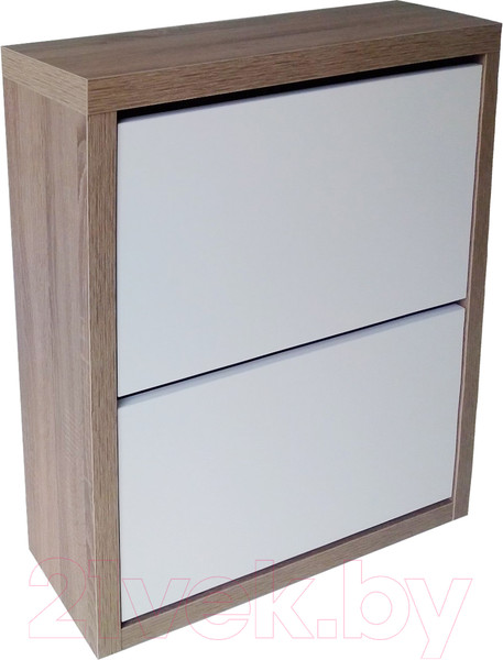 Изображение товара Тумба для обуви Элана 2.70 (дуб трюфель/белый)