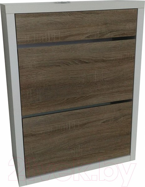 Изображение товара Тумба для обуви Элана 2.70ш (белый/дуб трюфель)