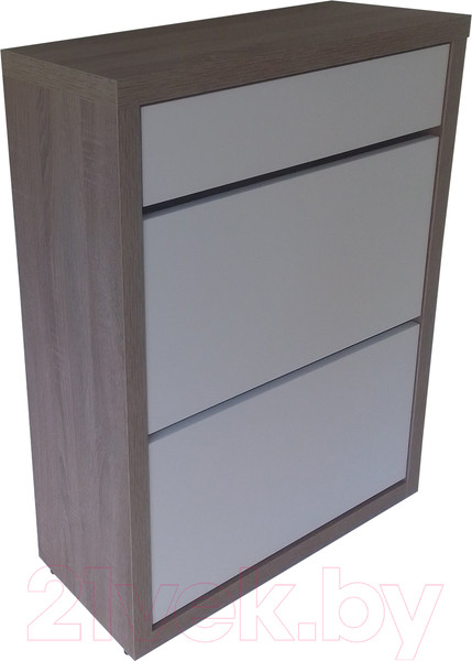 Изображение товара Тумба для обуви Элана 2.70ш (дуб трюфель/белый)