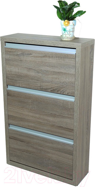 Изображение товара Тумба для обуви Элана Люкс 3.70 (дуб трюфель/дуб трюфель)