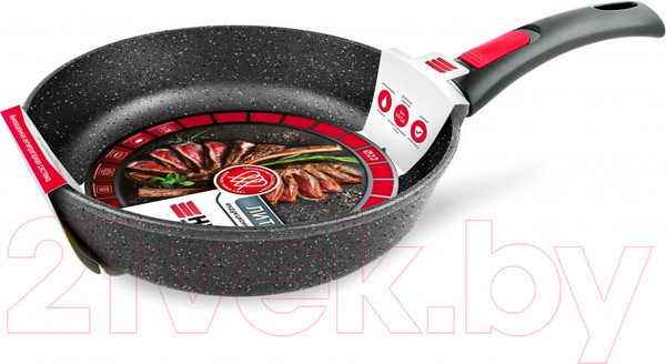 Изображение товара Сковорода Нева Металл Посуда Литая Индукция Гранит L18022i
