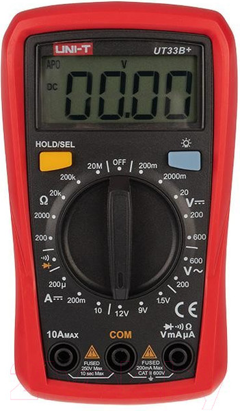 Изображение товара Мультиметр цифровой UNI-T UT33B+
