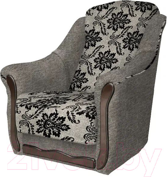 Изображение товара Комплект мягкой мебели Асмана Анна (рогожка вензель коричневый/рогожка беж)