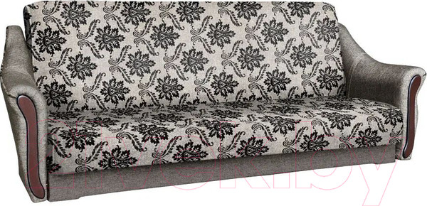 Изображение товара Комплект мягкой мебели Асмана Анна (рогожка вензель коричневый/рогожка беж)