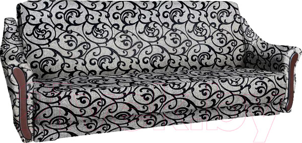 Изображение товара Комплект мягкой мебели Асмана Анна (рогожка завиток черный)