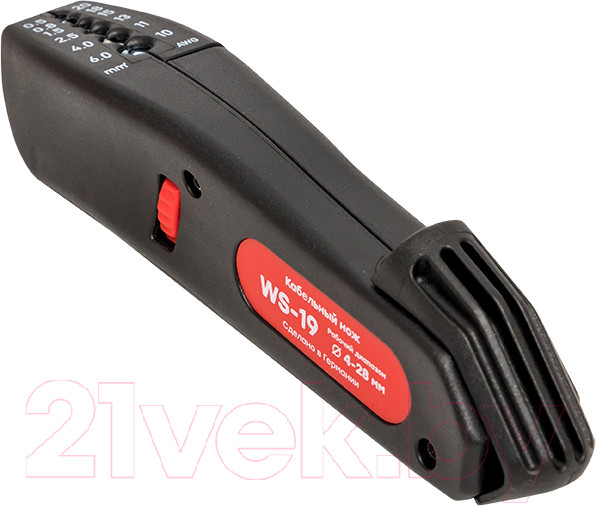 Изображение товара Инструмент для зачистки кабеля EKF WS-19